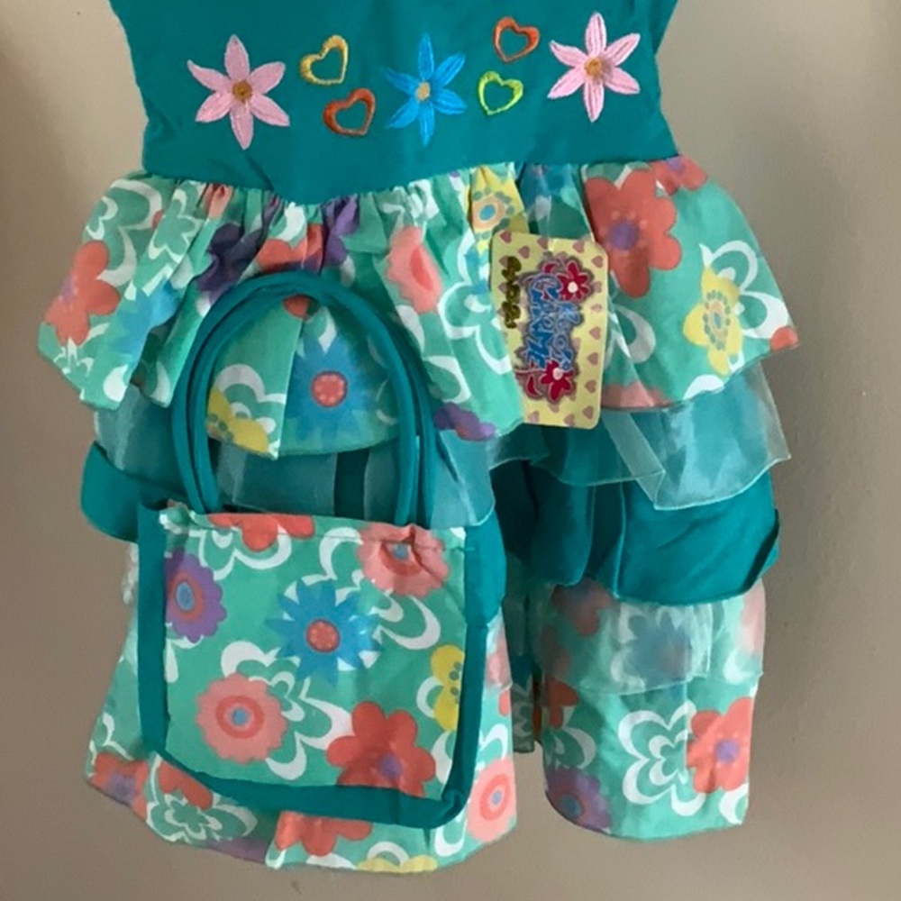 Girl’s Matching Dress & Purse Set Size 6